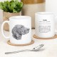 Vizsla Ceramic Mug - Designed & Hand Finished in the UK Vizsla Ceramic Mug - Designed & Hand Finished in the UK