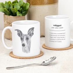 Whippet Ceramic Mug - Designed & Hand Finished in the UK 