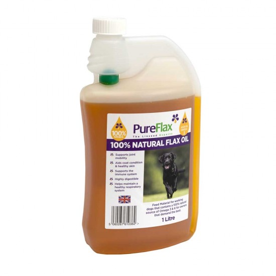 PureFlax Linseed/Flaxseed for Dogs Grown & Cold Pressed in the UK PureFlax Linseed/Flaxseed for Dogs Grown & Cold Pressed in the UK