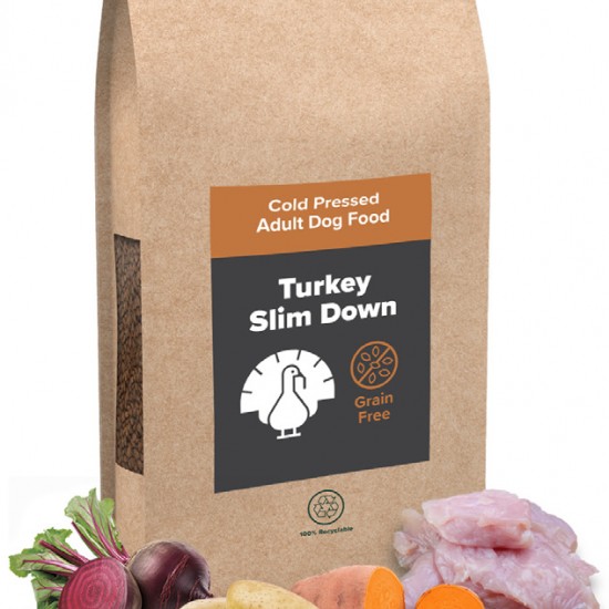 Cold Pressed Turkey Slim Down Grain Free Dog Food 
