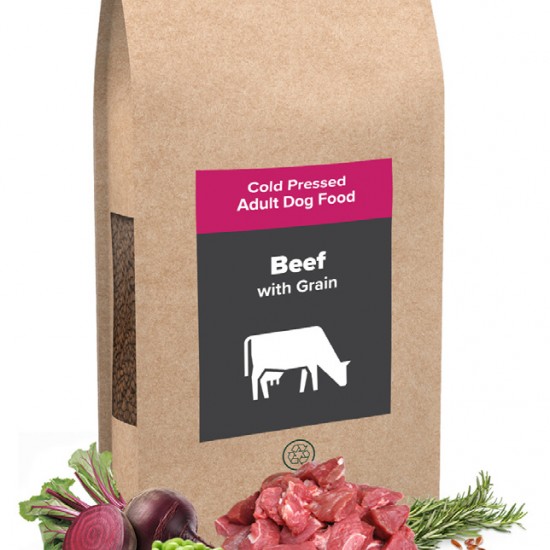 Cold Pressed Beef & Grains Dog Food Cold Pressed Beef & Grains Dog Food