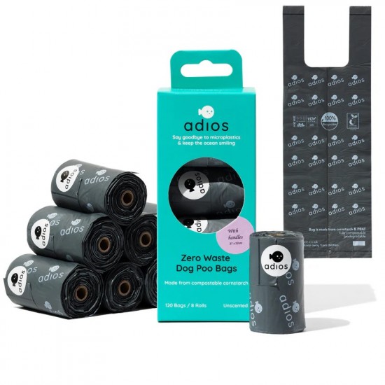 Adios Plastic Compostable Dog Poo Bags Adios Plastic Compostable Dog Poo Bags