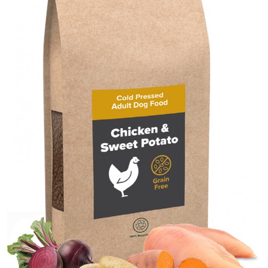 Cold Pressed Chicken & Sweet Potato Grain Free Dog Food Cold Pressed Chicken & Sweet Potato Grain Free Dog Food