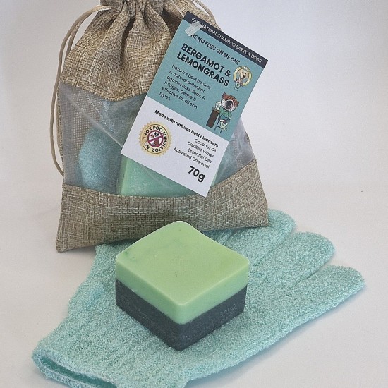 No Flies on Me Bergamot & Lemongrass Dog Shampoo Bar by Tilly and Family No Flies on Me Bergamot & Lemongrass Dog Shampoo Bar by Tilly and Family