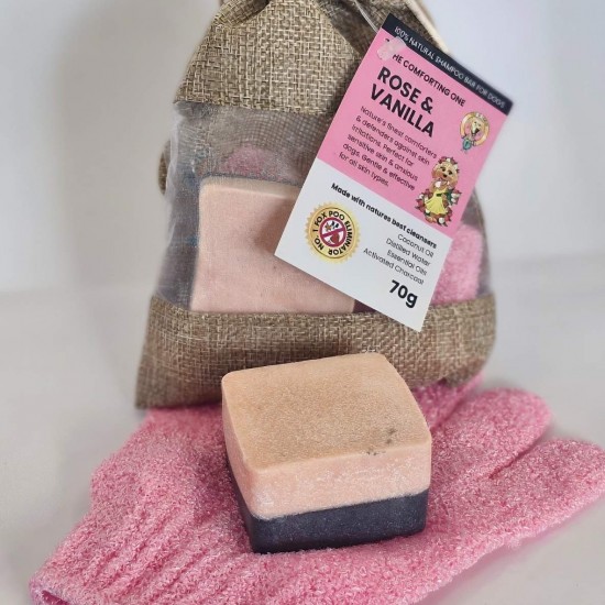 The Comforting One Rose & Vanilla Dog Shampoo Bar by Tilly and Family The Comforting One Rose & Vanilla Dog Shampoo Bar by Tilly and Family
