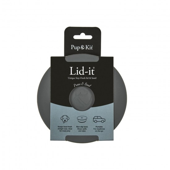 Lid-it Dog Bowl & Stay-Fresh Lid 