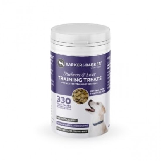 Barker&Barker Natural Blueberry & Liver Dog Training Treats - Small Sized Treats