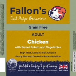 Chicken & Sweet Potato Gently Steam Cooked Wet Dog Food – Sensitive Digestion & Joint Support – 10 x 395g