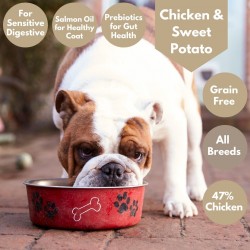 Small Bite Chicken & Sweet Potato  Dog Food- 47% Chicken - Salmon Oil - Sensitive TRIAL Pack Small Bite Chicken & Sweet Potato  Dog Food- 47% Chicken - Salmon Oil - Sensitive TRIAL Pack
