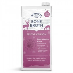 Dorwest Festive Venison Bone Broth for Dogs & Cats 500ML