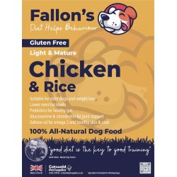 Light & Mature Chicken & Rice  Dog Food - Weight Loss - Older Dogs - Allergies - Joints - Pancreatitis 12Kg