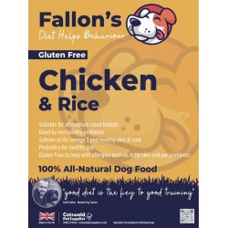Fallon’s Chicken & Rice Dry Dog Food 12kg – Gluten Free