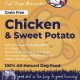 Chicken & Sweet Potato  Dry Dog Food- 47% Chicken - Salmon Oil - Sensitive TRIAL Pack