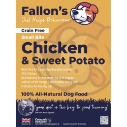 Small Bite Chicken & Sweet Potato Dog Food - 47% Chicken - Salmon Oil - Sensitive