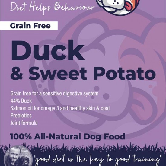 Duck and Sweet Potato Dog Food - 44% Duck - Salmon oil - Sensitive TRIAL Pack