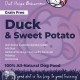 Duck and Sweet Potato Dog Food - 44% Duck - Salmon oil - Sensitive