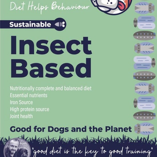 Insect Based Sustainable Complete Adult Dry Dog Food 