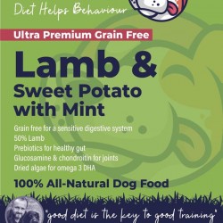 Ultra Premium Lamb & Sweet Potato with Mint  Dog Food - 50% Lamb - Green Lipped Mussel for Joints dog food TRIAL Pack Ultra Premium Lamb & Sweet Potato with Mint  Dog Food - 50% Lamb - Green Lipped Mussel for Joints dog food TRIAL Pack