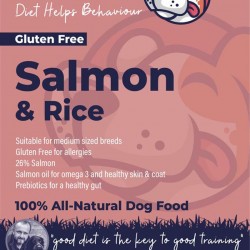 Salmon & Rice Dog Food - 26% Salmon - Allergies TRIAL Pack Salmon & Rice Dog Food - 26% Salmon - Allergies TRIAL Pack