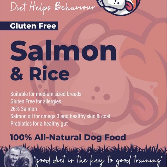 Salmon & Rice Dog Food - 26% Salmon - Allergies TRIAL Pack