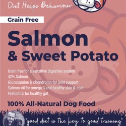 Salmon & Sweet Potato Dog Food - 42% Salmon - Sensitive - Salmon Oil for Skin & Coat Salmon & Sweet Potato Dog Food - 42% Salmon - Sensitive - Salmon Oil for Skin & Coat