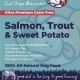 Ultra Premium Salmon ,Trout & sweet potato with asparagus - 50% Fish - Green Lipped Mussel for Joints dog food