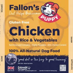 Puppy Chicken & Rice Wet Dog Food – Complete Puppy Recipe – 10 x 395g