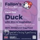 Duck & Rice  - Wet Dog Food - Gluten Free - Pack of 10 Trays x 395g