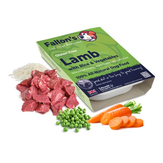 Lamb & Rice  - Wet Dog Food - Gluten Free - Pack of 10 Trays x 395g