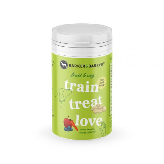Barker&Barker Natural Fruit & Veg Dog Training Treats - Small  Sized Treats