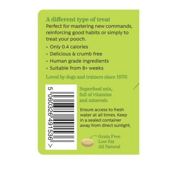 Barker&Barker Natural Fruit & Veg Dog Training Treats - Small  Sized Treats