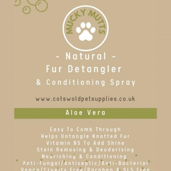Fallon's Mucky Mutts Dog Fur Detangler & Conditioning spray 200ml