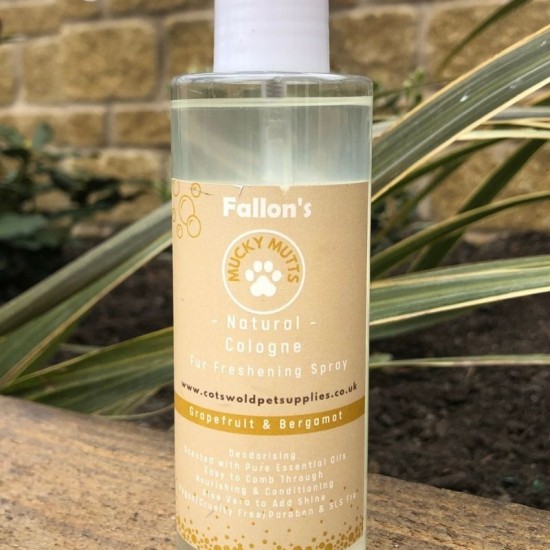 Fallon's Mucky Mutts Natural Cologne Fur Freshening Spray Grapefruit 200ml for Dogs Fallon's Mucky Mutts Natural Cologne Fur Freshening Spray Grapefruit 200ml for Dogs