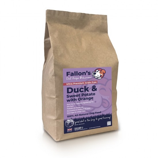 Ultra Premium Duck & Sweet Potato with Orange - 50% Duck - Green Lipped Mussel for Joints dog food