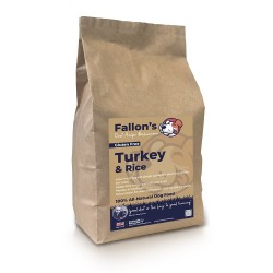Turkey & Rice Dog Food - 26% Turkey - Calm Dog - Allergies - Salmon Oil Turkey & Rice Dog Food - 26% Turkey - Calm Dog - Allergies - Salmon Oil