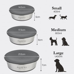 Lid-it Dog Bowl & Stay-Fresh Lid 
