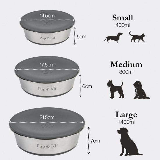 Lid-it Dog Bowl & Stay-Fresh Lid Lid-it Dog Bowl & Stay-Fresh Lid