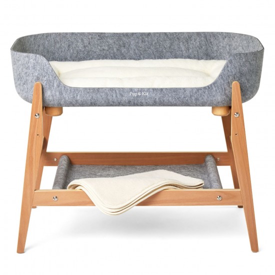 Pup & Kit PetNest Felt Pet Bed and Bedside Stand