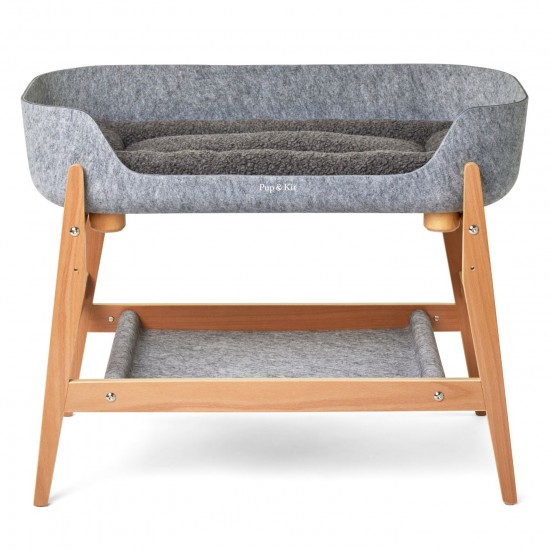 Pup & Kit PetNest Felt Pet Bed and Bedside Stand