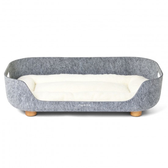 Pup & Kit PetNest Felt Pet Bed with Free Small Pet Protector Blanket worth £24.95!