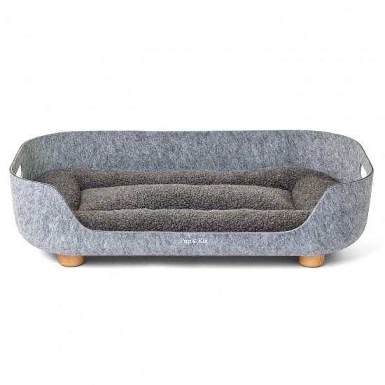 Pup & Kit PetNest Felt Pet Bed with Free Small Pet Protector Blanket worth £24.95!