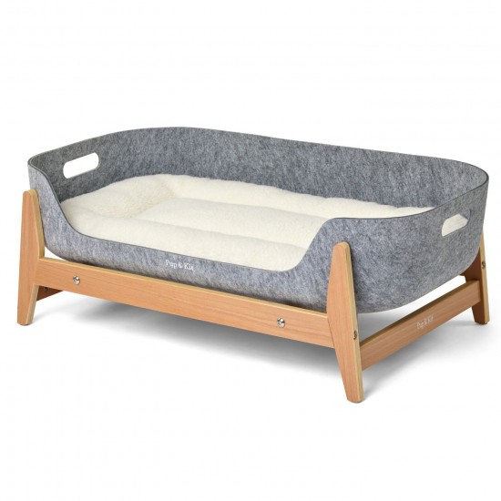 Pup & Kit PetNest Felt Pet Bed and Raised Stand with Free Small Pet Protector Blanket worth £24.95!