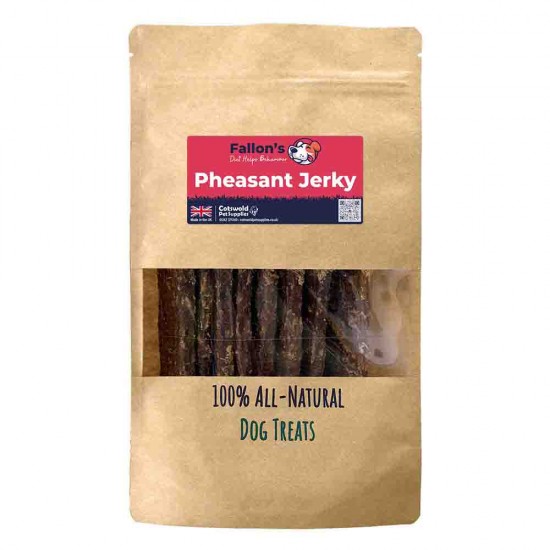 Pheasant  Jerky  Natural Air Dried Dog Treat 140g