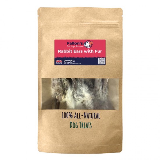 Natural Rabbits Ears Dog Treat - 100 grams