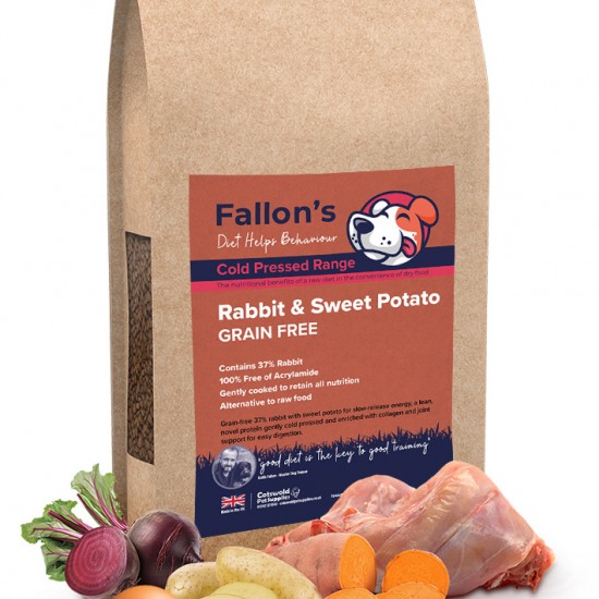Fallon’s Cold Pressed Rabbit & Sweet Potato Grain Free Dog Food