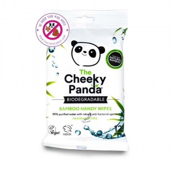 Biodegradable Dog Walk Wipes - 12