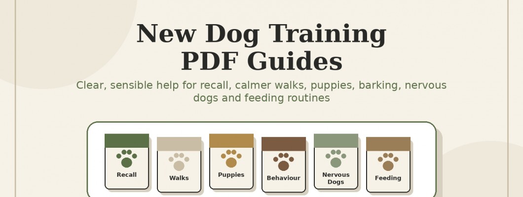 New Practical Dog Training Guides Now Available