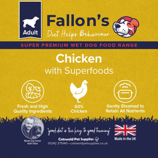 Chicken with Superfoods - Wet Dog Food 