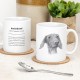 Dachsund Ceramic Mug - Designed & Hand Finished in the UK Dachsund Ceramic Mug - Designed & Hand Finished in the UK