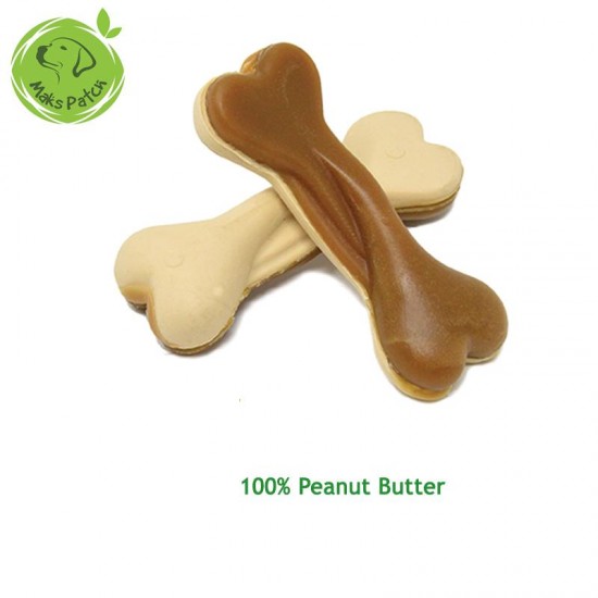 Maks Patch Peanut Butter Dual Bones Dog Treats Pack of 10!